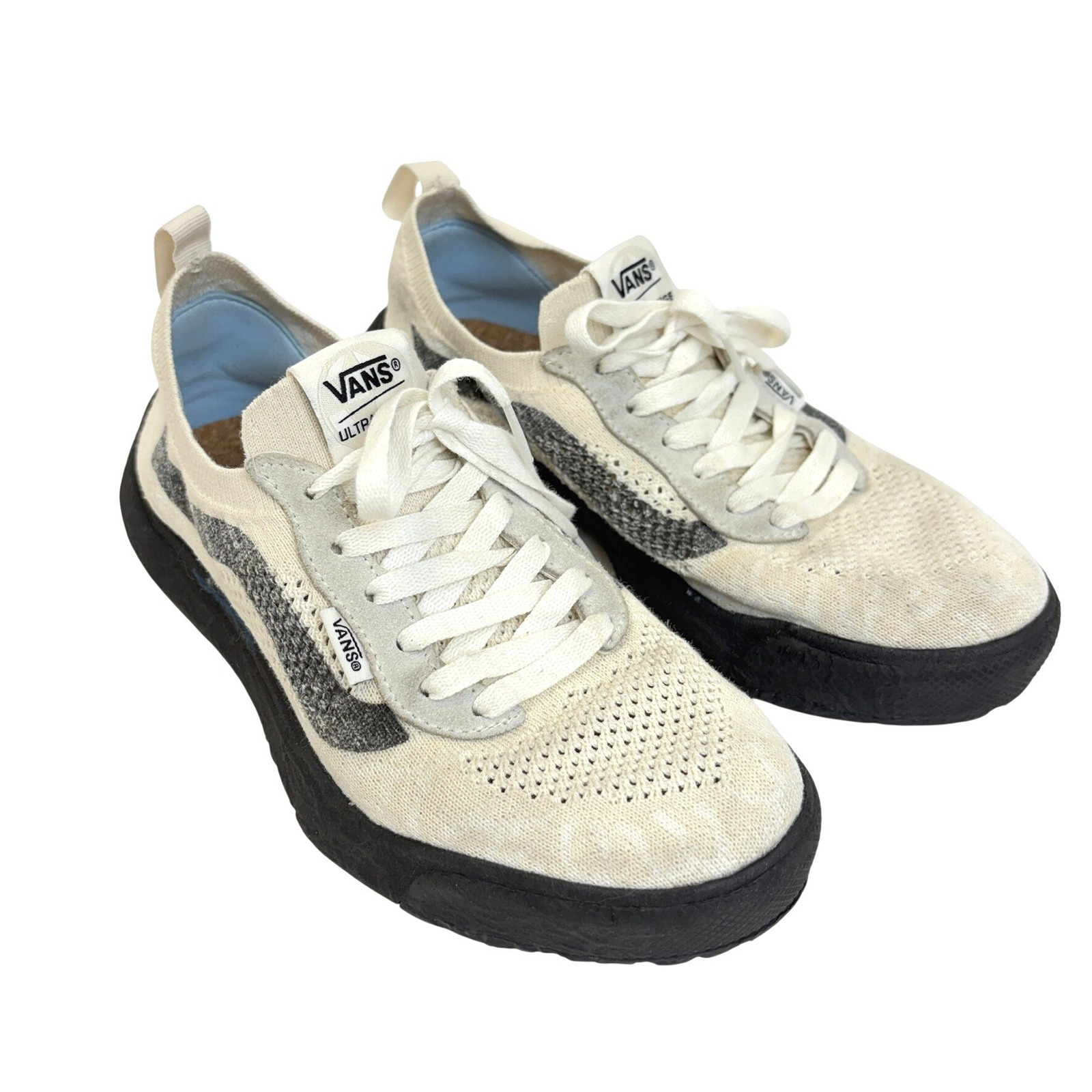 Vans Ultrarange Vr3 Turtle Dove Black Mesh Skate Trail Shoes Men 7 / Women 8.5